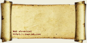 Joakim Adamović vizit kartica